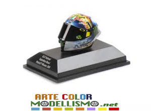 MINICHAMPS PMA ITEM 399 180096 CASCO / HELMET MOTO GP 2018 MISANO VALENTINO ROSSI 1/8 SCALE