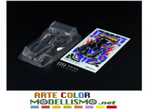 MINI 4WD TAMIYA ITEM 95611 CYCLONE MAGNUM CLEAR Body lexan POLYCARBONATE