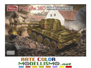 AMUSING HOBBY MODEL KIT ITEM 35A019 PANZER Pz.Kpfw.38D TANK 1/35 SCALE