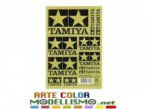 MINI 4WD TAMIYA ITEM 67260 ORIGINAL LOGO STICKER GOLD Adesivi DRESS UP SET