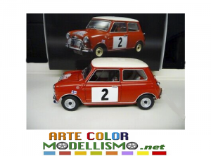 KYOSHO ITEM 08102 C MINI COOPER RALLY MONTECARLO 1/18 SCALE DIE CAST MODEL