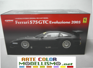 KYOSHO ITEM 08392 A FERRARI 575 GTC EVOLUZIONE 1/18 SCALE DIE CAST MODEL