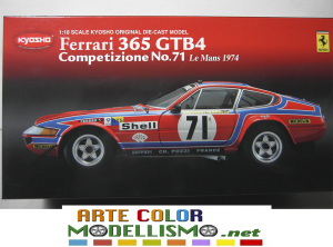 KYOSHO ITEM 08164 A FERRARI 365 GTB4 LM 1974 1/18 SCALE DIE CAST MODEL