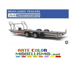 AOSHIMA ITEM 052600 BRIAN JAMES TRAILERS A4 TRANSPORTER CARRELLO 1/24 MODEL KIT