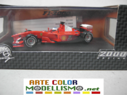 MATTEL HOT WHEELS ITEM 26749 FERRARI F2000 BARRICHELLO 1/43 SCALE DIE CAST MODEL
