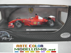 MATTEL HOT WHEELS ITEM 50213 FERRARI F2001 M. SCHUMACHER F1 1/43 SCALE DIE CAST MODEL