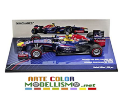 PMA MINICHAMPS ITEM 410 131201 RED BULL VETTEL WORLD CHAMPION 2013 1/43 SCALE DIE CAST MODEL