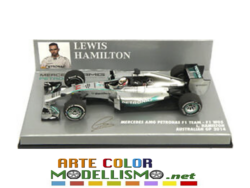 PMA MINICHAMPS F1 ITEM 410 140044 MERCEDES GP F1 TEAM HAMILTON 2014 1/43 SCALE DIE CAST