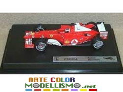 MATTEL HOT WHEELS ITEM B 6207 FERRARI F2004 BARRICHELLO F1 1/43 SCALE DIE CAST MODEL