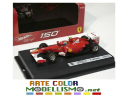 MATTEL HOT WHEELS ITEM W 1076 FERRARI F150 2011 MASSA 1/43 SCALE DIE CAST MODEL