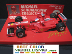PMA MINICHAMPS ITEM 510 984333 FERRARI F300 IMOLA GP 1998 F1 1/43 SCALE DIE CAST MODEL