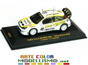 IXO MODELS RAM 255 FORD FOCUS WRC ROSSI RALLY MONZA 2006 1/43 DIE-CAST CAR SCALE