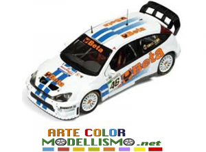 IXO MODELS RAM 369 FORD FOCUS WRC ROSSI RALLY MONZA 2007 1/43 DIE-CAST CAR SCALE