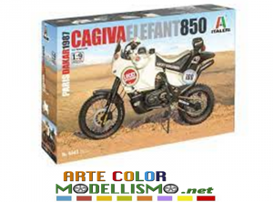 ITALERI 1/9 SCALE MODEL KIT ITEM 4643 CAGIVA ELEPHANT 850