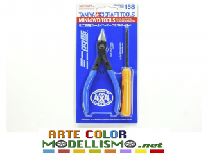 TAMIYA MINI 4WD CRAFT TOOLS ITEM 74158 SET ACCESSORI PER MODELLISMO