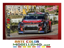 BELKITS ITEM BEL 017 Citroën C3 TOUR DE CORSE RALLY 2018 LOEB 1/24 SCALE MODEL KIT