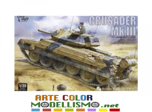 BORDER MODEL KIT ITEM BT012 BRITISH CRUISER TANK CRUSADER Mk III 1/35 SCALE