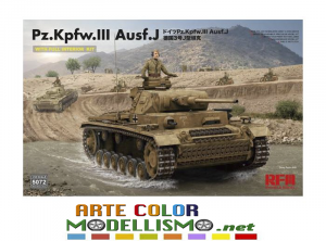 RYEFIELD RFM MODEL KIT ITEM 5072 Pz.Kpfw III Ausf. J MILITARY 1/35 SCALE