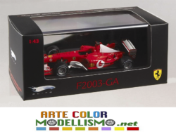 MATTEL SERIE ELITE ITEM P9944 FERRARI F2003 GA SCHUMMY 1/43 SCALE DIE CAST MODEL