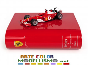 IXO HOT WHEELS LA STORIA ITEM SF 14/03 FERRARI F2003GA 1/43 SCALE DIE CAST MODEL