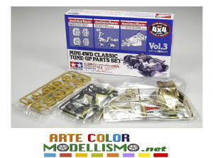 MINI 4WD TAMIYA ITEM 95628 VOL.3 TUNE UP PARTS SET RICAMBI CLASSICI