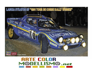 HASEGAWA ITEM 20530 Lancia Stratos Hf 1981 Tour De Corse Rally Winner 1/24 SCALE KIT