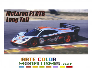 FUJIMI ITEM 12665 RS95 McLAREN F1 GTR LONG TAIL GULF 1/24 SCALE PLASTIC MODEL KIT