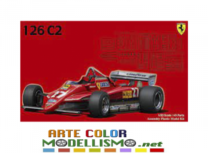 FUJIMI ITEM 09194 GP2 F1 FERRARI 126 C2 GP F1 1982 1/20 GRAND PRIX COLLECTION