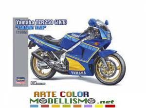 HASEGAWA BIKE ITEM 21737 YAMAHA TZR250 FARAWAY BLUE SCALE KIT 1/12
