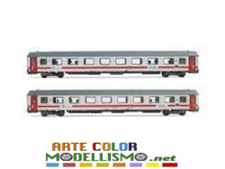 HORNBY RIVAROSSI HR 4315 Set due carrozze Gran Confort INTERCITY FS TRENITALIA HO 1/87
