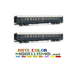 HORNBY RIVAROSSI HR 4321 set 2 carrozze letti Orient Express FS TRENITALIA HO 1/87