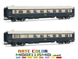 HORNBY RIVAROSSI HR 4322 set 2 carrozze Pullman e Ristorante Orient Express FS TRENITALIA HO 1/87