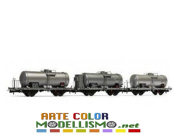 HORNBY RIVAROSSI HR 6490 set di 3 carri cisterna  FS TRENITALIA HO 1/87