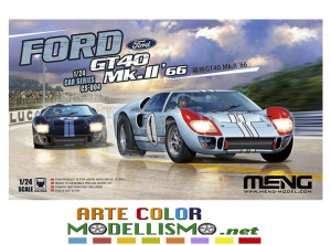 MENG ITEM CS 004 FORD GT40 Mk II 1966 1/24 MODEL SCALE COLLECTION