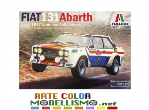 ITALERI ITEM 3621 FIAT 131 ABARTH WINNER RALLY 1977 1/24 SCALE SPORTS CAR SERIES