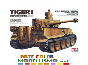 TAMIYA CARRO ARMATO ITEM 35227 TIGER I INITIAL PROD. Tank MILITARY 1/35 SCALE