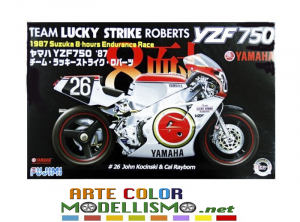 FUJIMI MOTO 14136 YAMAHA YZF 750 TEAM LUCKY STRIKE 1987 BIKE 1/12 scale kit