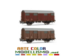 HORNBY RIVAROSSI HR 6505  set due carri chiusi tipo Gs Scala HO FS