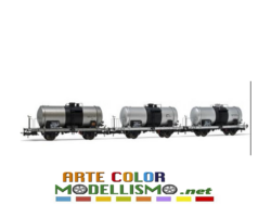 HORNBY RIVAROSSI HR 6517  Set 3 vagoni cisterna  SCALA HO FS
