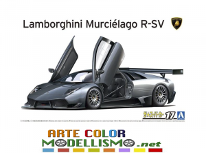AOSHIMA ITEM 06374 LAMBORGHINI MURCIELAGO ’10 R-SV 1/24 SCALE MODEL