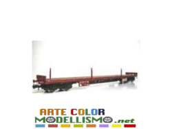HORNBY RIVAROSSI HR 6166 Carro pianale lungo serie Rgs SCALA 1/87 HO FS
