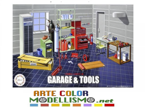 FUJIMI ITEM 11635 GARAGE & TOOLS 1/24 SCALE KIT