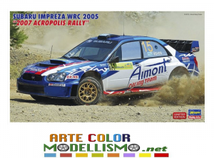 HASEGAWA ITEM 20558 SUBARU IMPREZA WRC 2005 ACROPOLIS Rally 2007 1/24 SCALE KIT