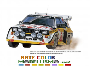 PLATZ HOBBY NUNU MODEL KIT BX24035 AUDI S1 RALLY 1/24 SCALE KIT