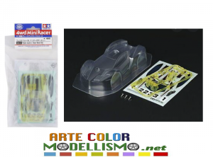 MINI 4WD TAMIYA 95614 FESTA JAUNE L CLEAR BODY SET