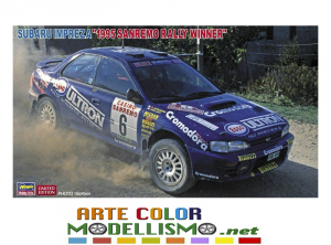 HASEGAWA ITEM 20574 SUBARU IMPREZA 1995 WINNER SANREMO Rally 1/24 SCALE KIT