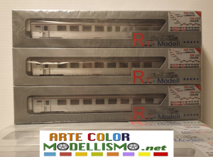 ACME RAIL TOP MODELL 86101 SET 3 CARROZZE TEE CISALPINO SNCF HO 1/87