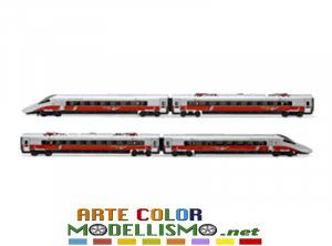 SCALA N HORNBY ARNOLD HN 6539 Set 4 unità ETR 610 FRECCIARGENTO 1/160 FS