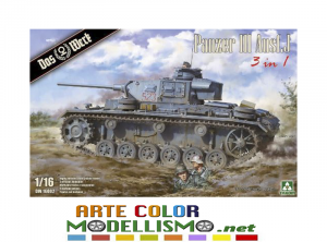 DAS WERK TAKOM ITEM 16002 PANZER III Ausf.J Tank MILITARY 1/16 SCALE