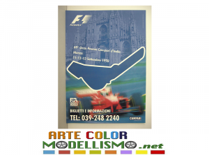 ORIGINAL POSTER – MANIFESTO – LOCANDINA F1 GP ITALIA / MONZA 1998